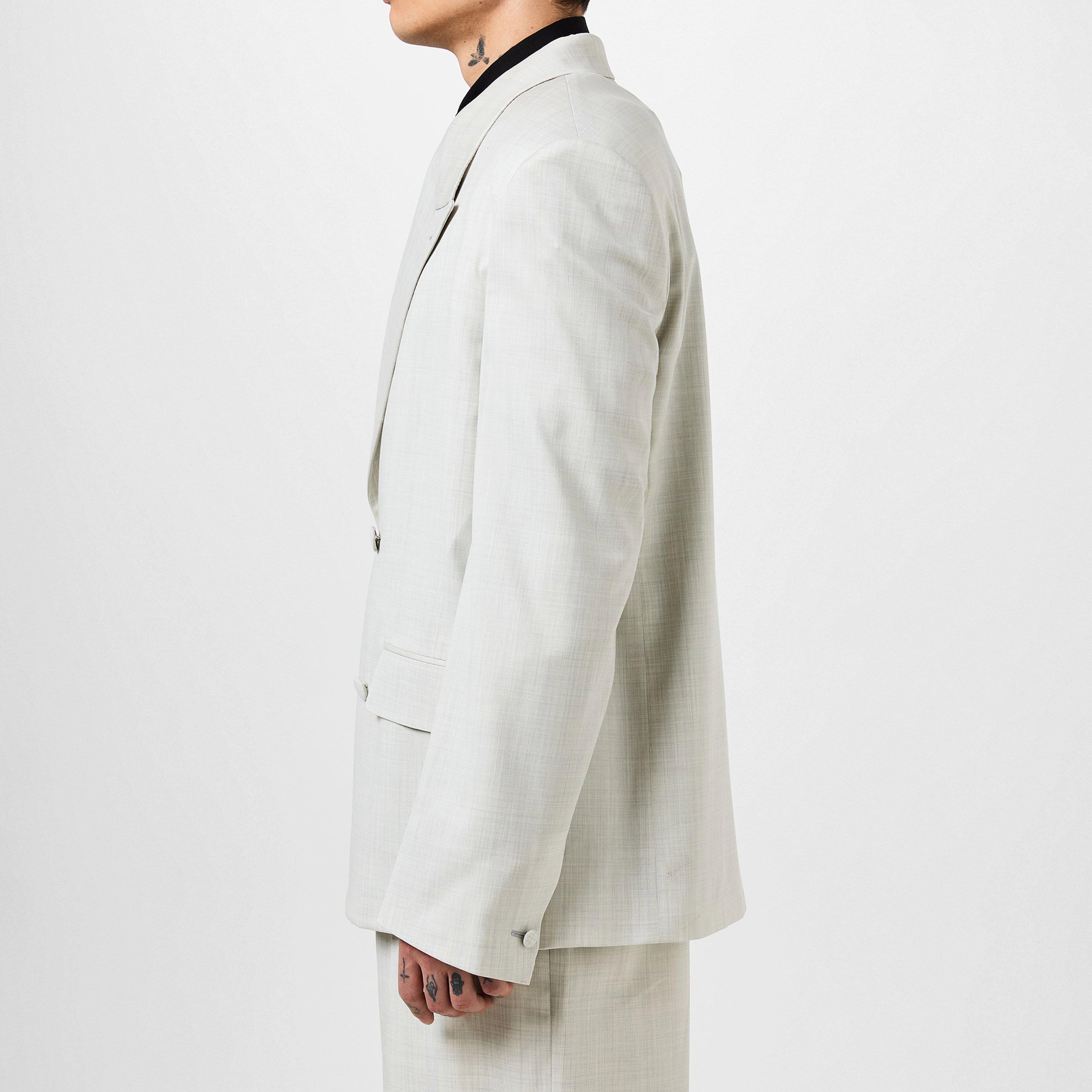 Double-Breasted Wool-Twill Blazer