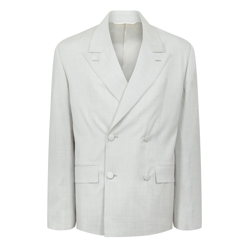 Double-Breasted Wool-Twill Blazer