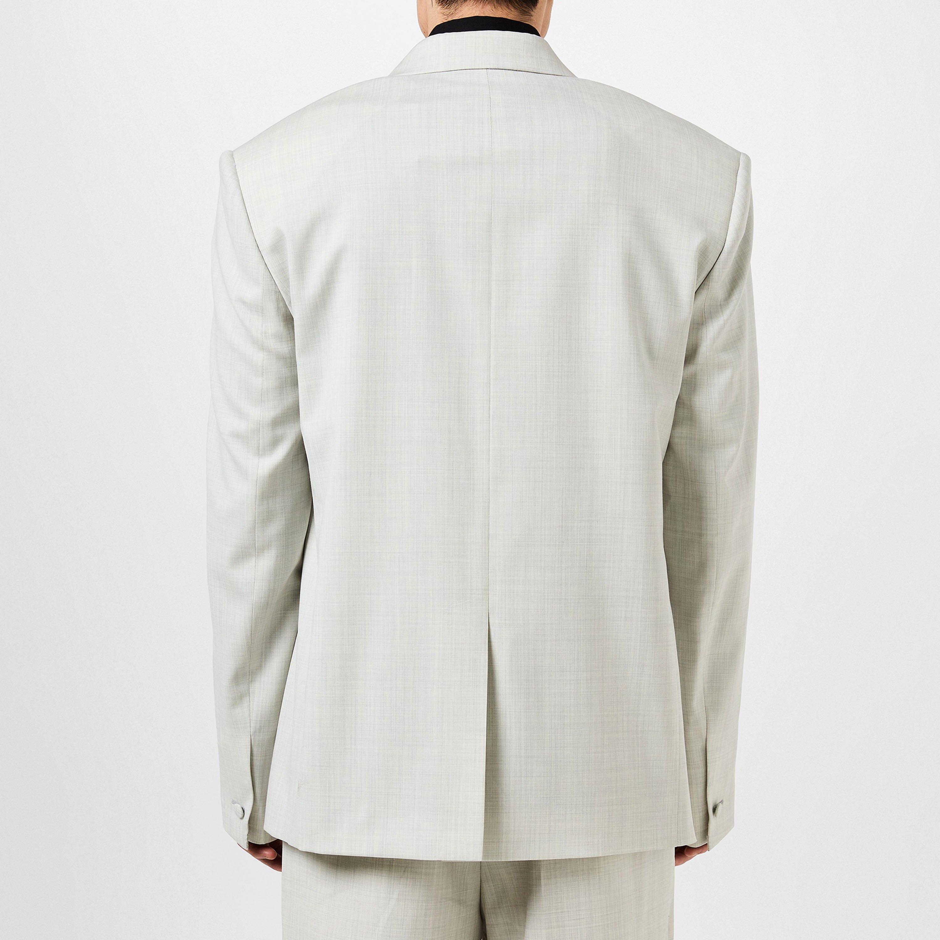 Double-Breasted Wool-Twill Blazer