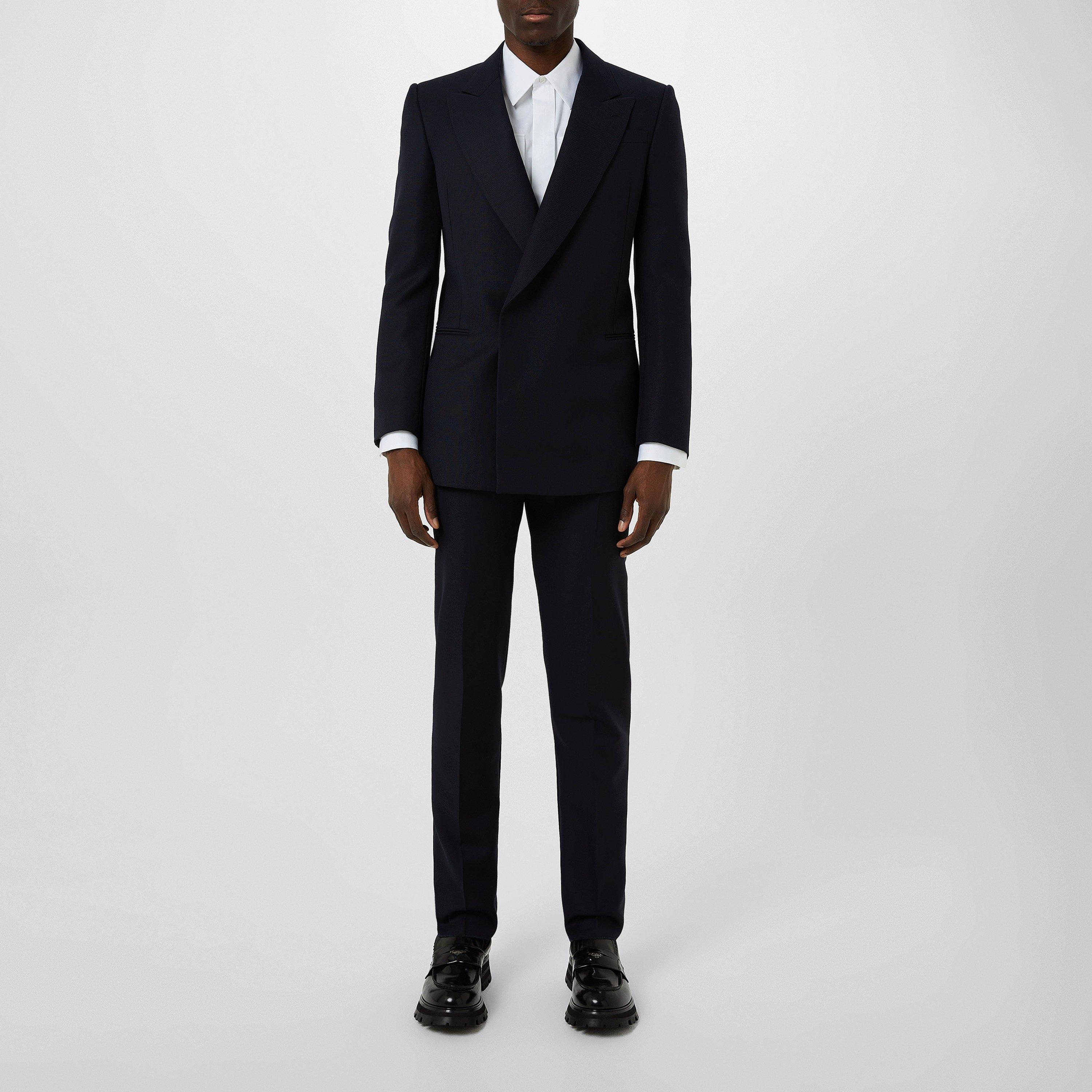 Neat Shoulder Double-Breasted Jacket.