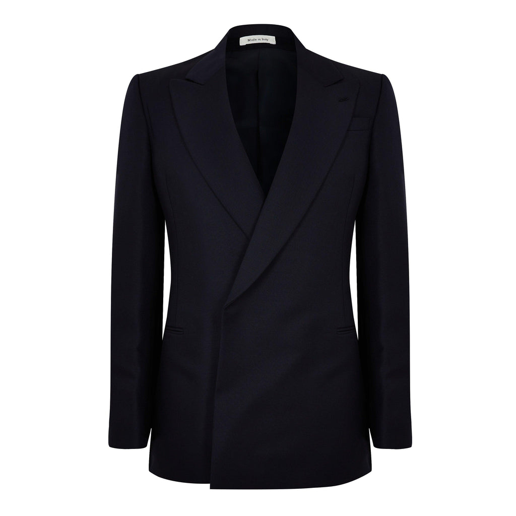 Neat Shoulder Double-Breasted Jacket.