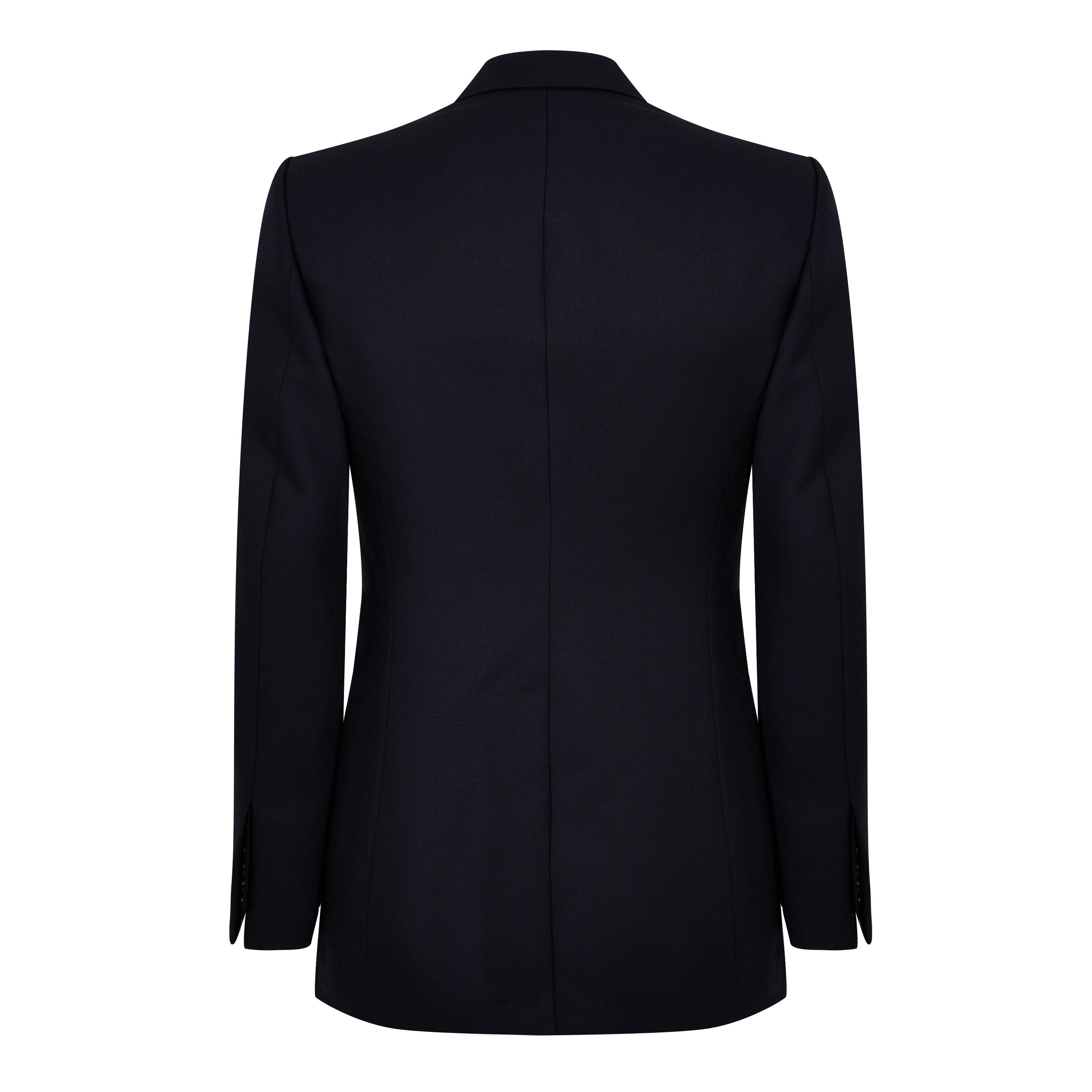 Neat Shoulder Double-Breasted Jacket.