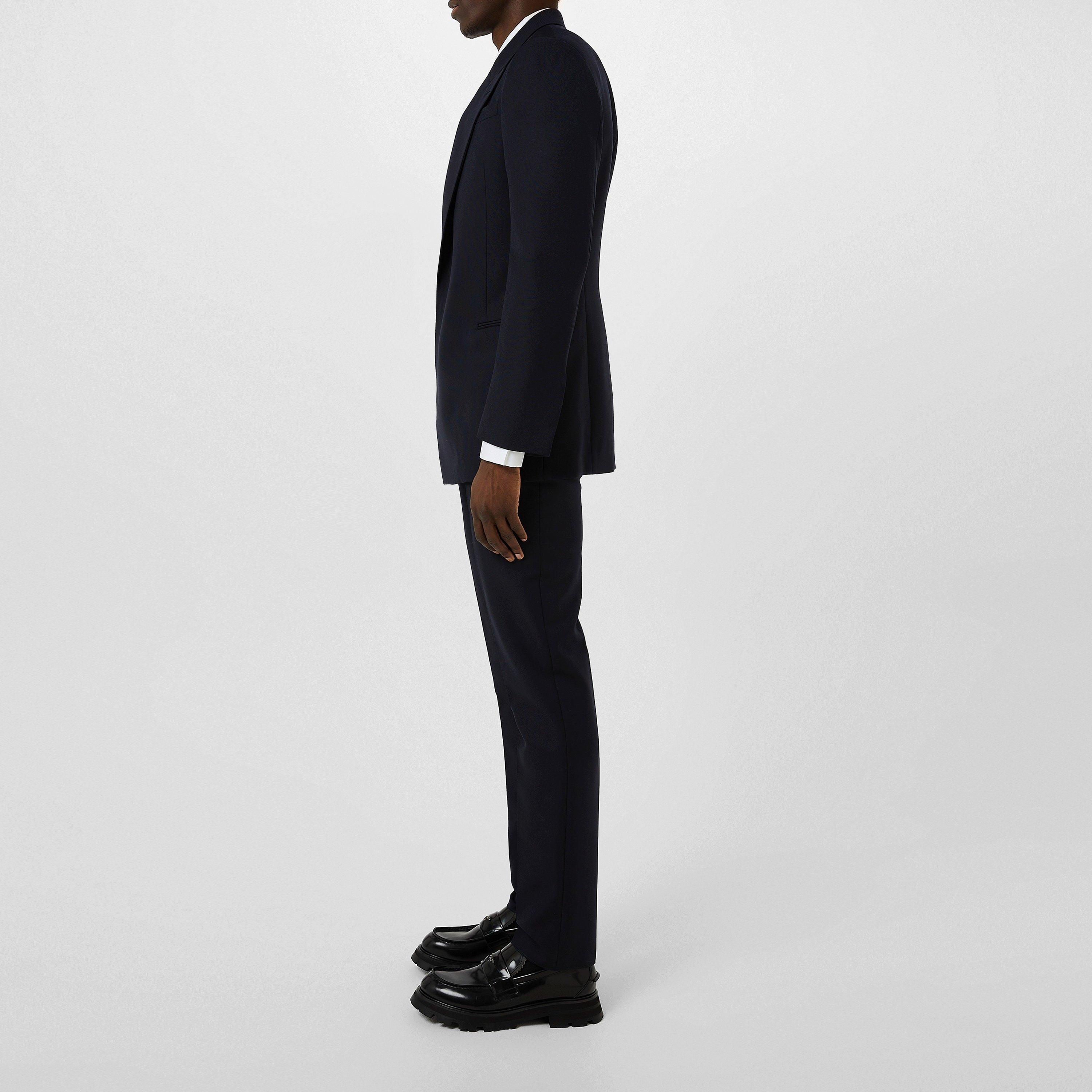 Neat Shoulder Double-Breasted Jacket.