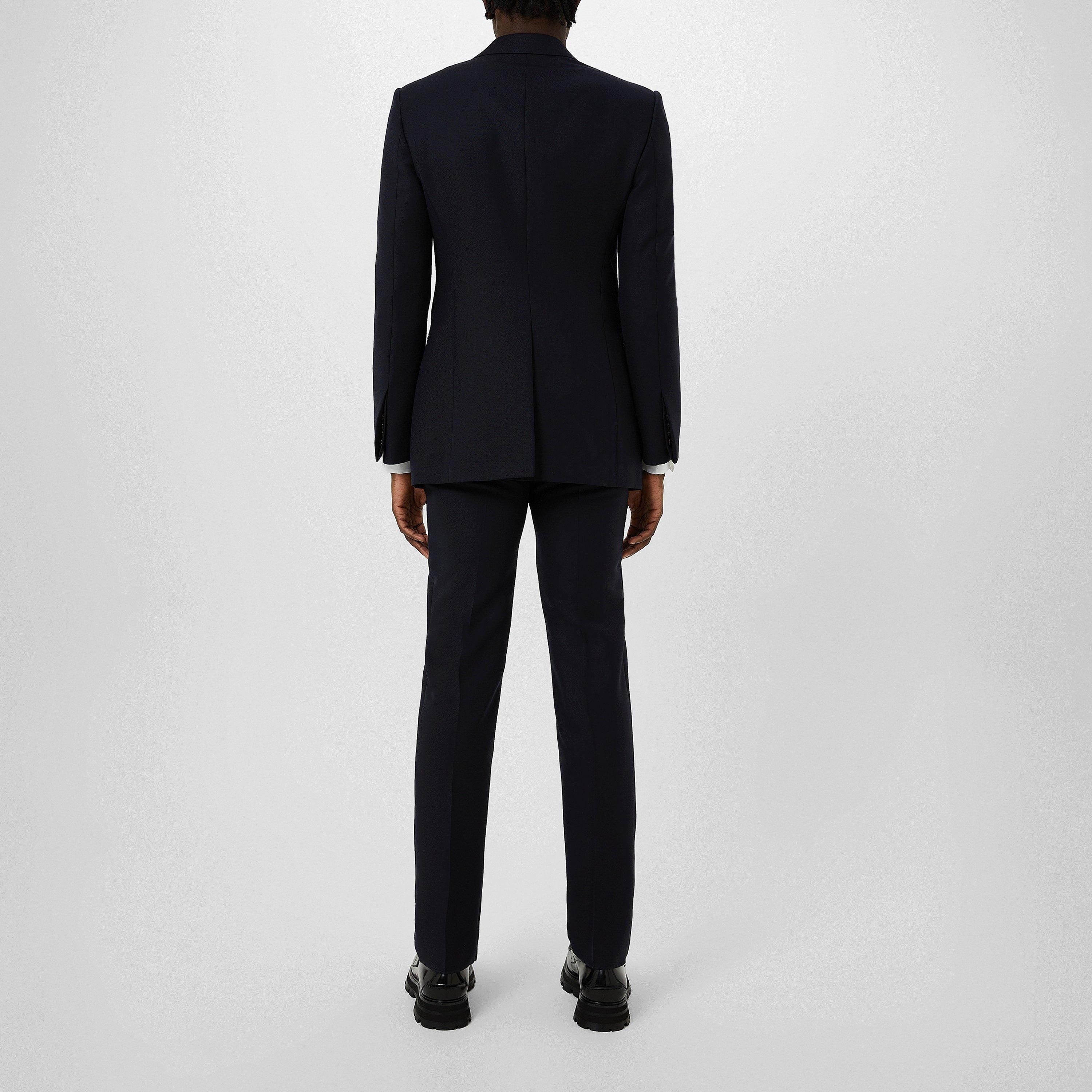 Neat Shoulder Double-Breasted Jacket.