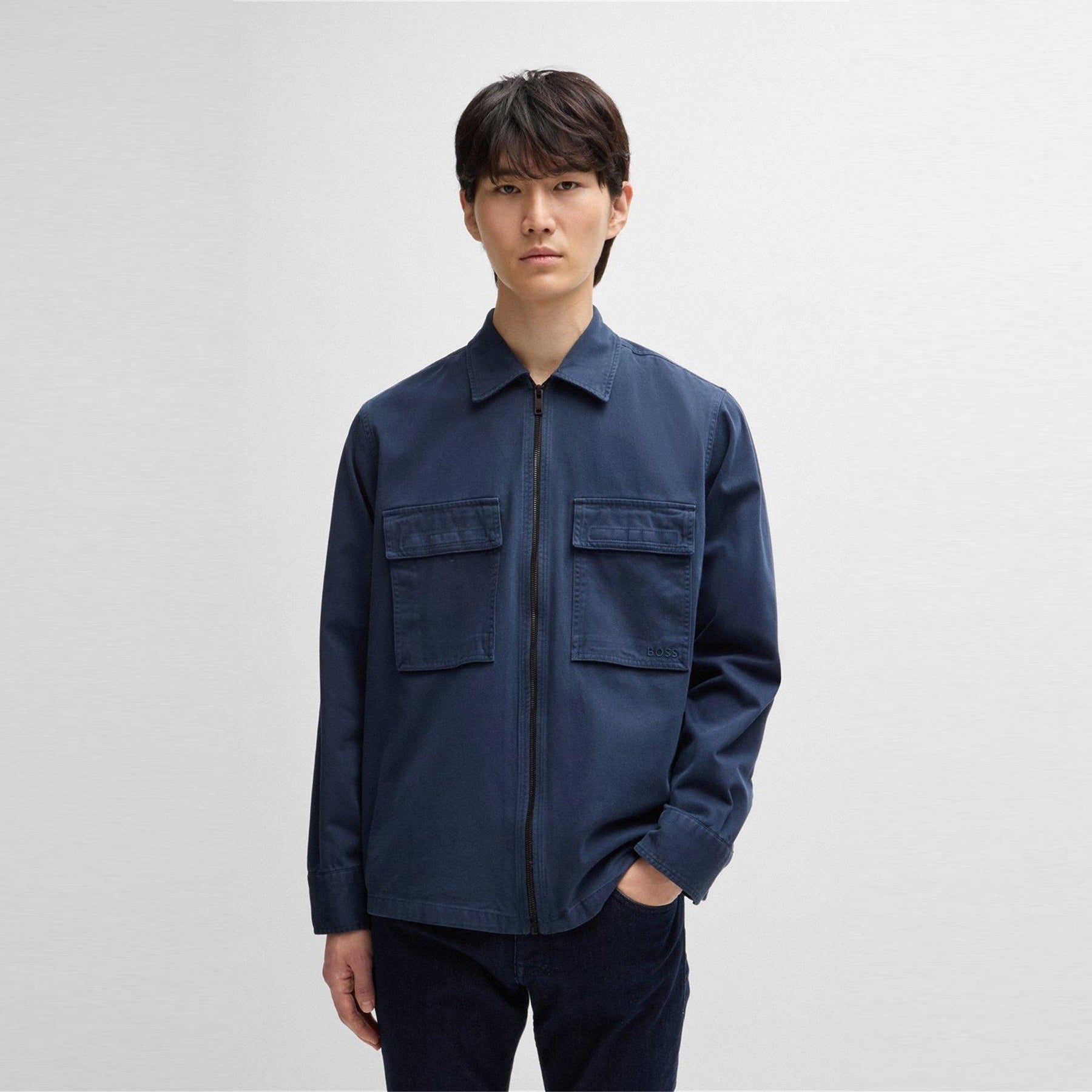 Men's HBO Lovel Zipped Overshirt, 12 Zipped