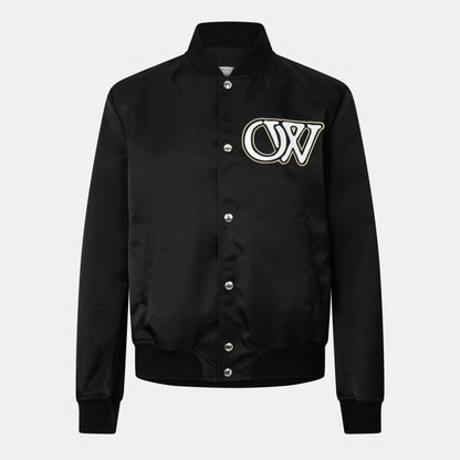 Monogram Long Sleeve Bomber Jacket