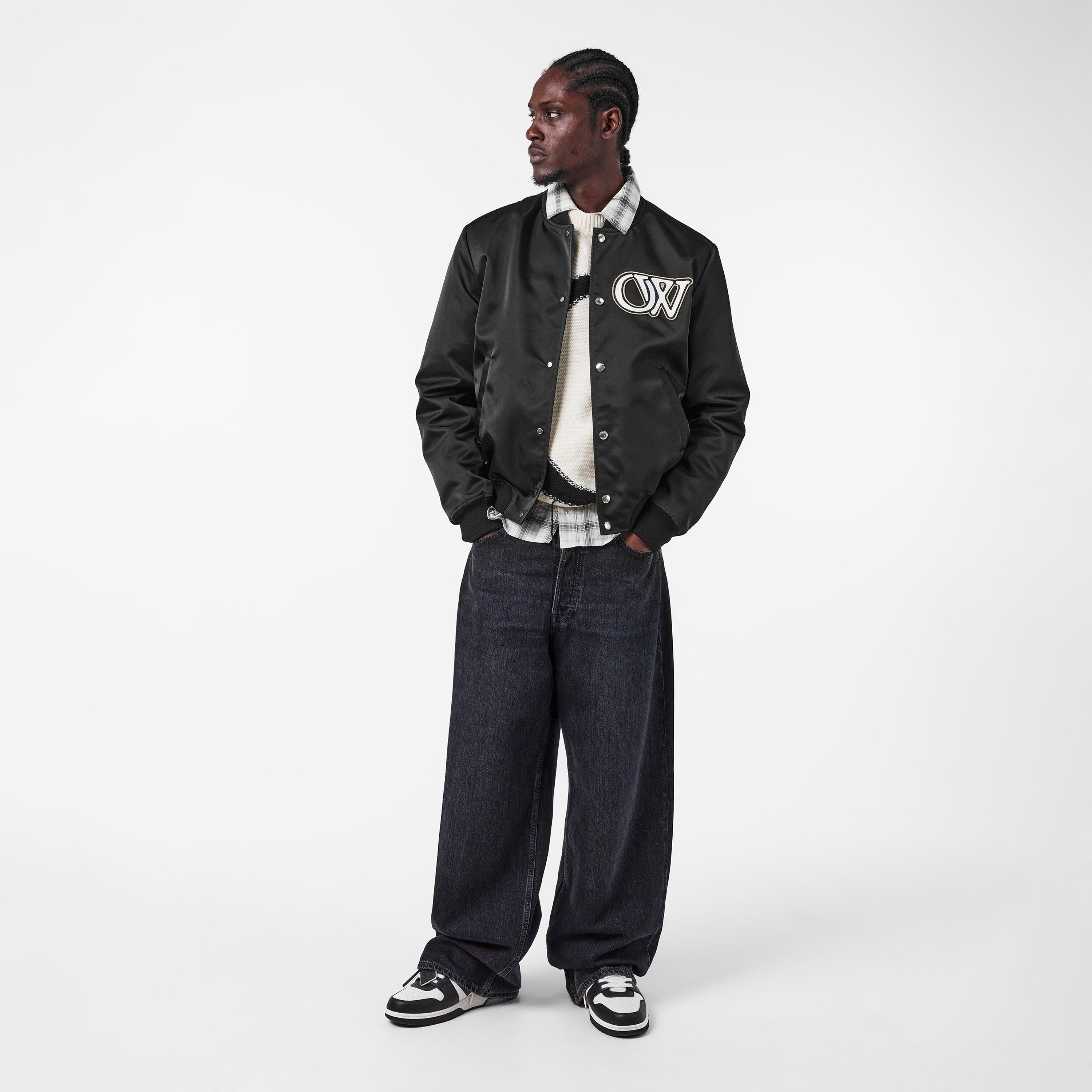 Monogram Long Sleeve Bomber Jacket