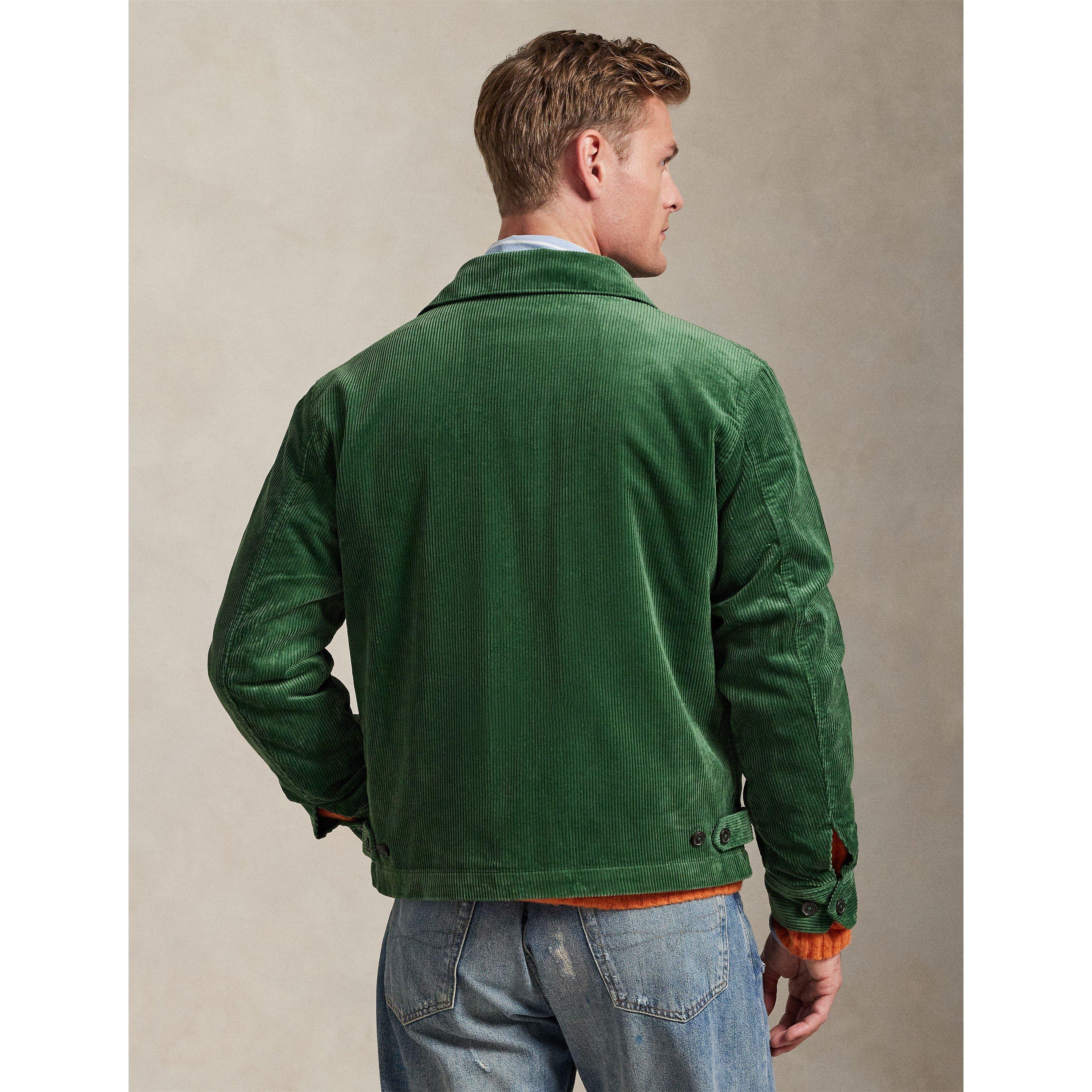 WaleCord Textured Weather-Resistant Windbreaker