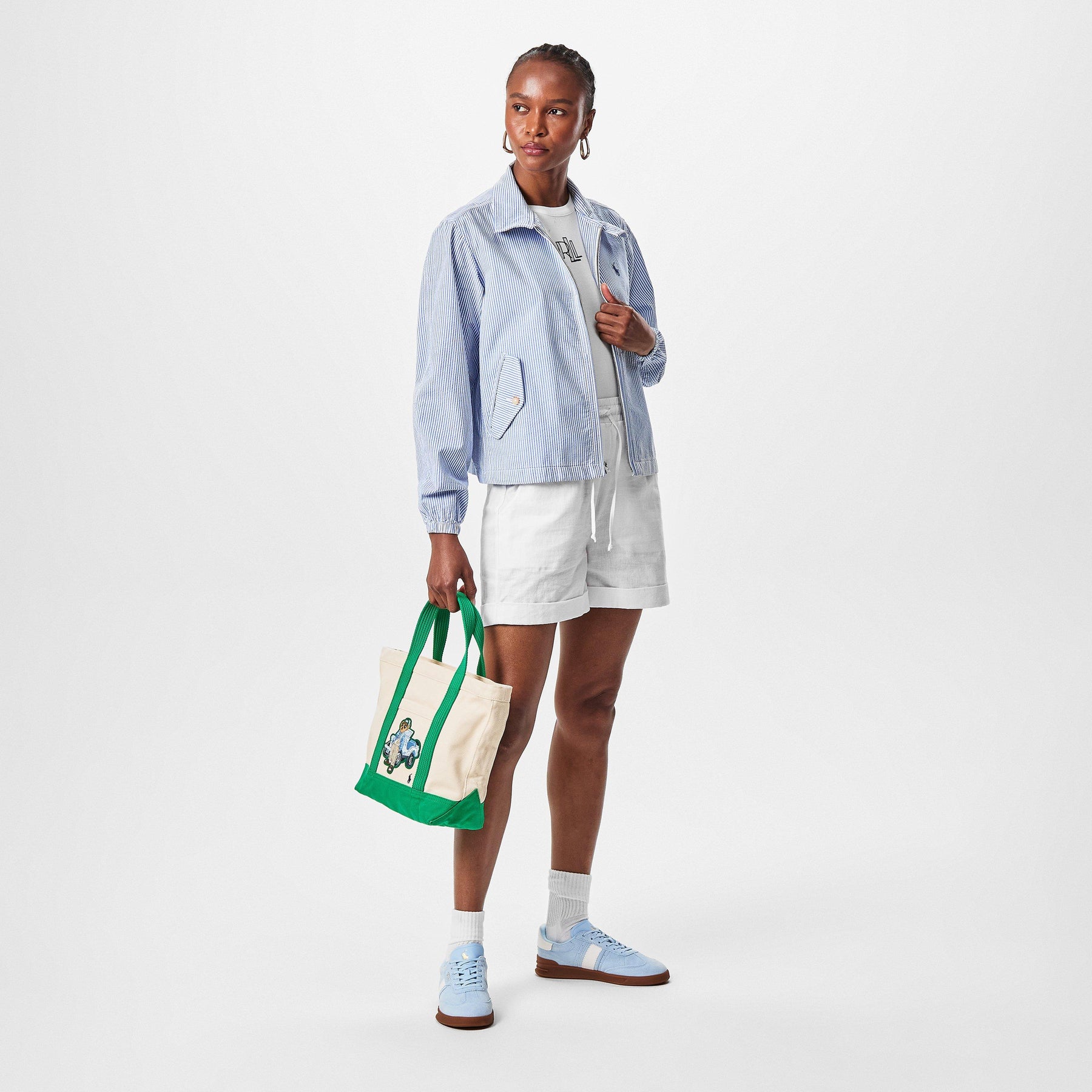 Seersucker Windbreaker Jacket