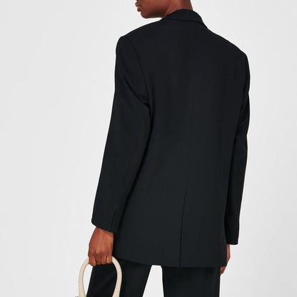 Le Veste D'Homme Oversized Wool Long Sleeve Blazer