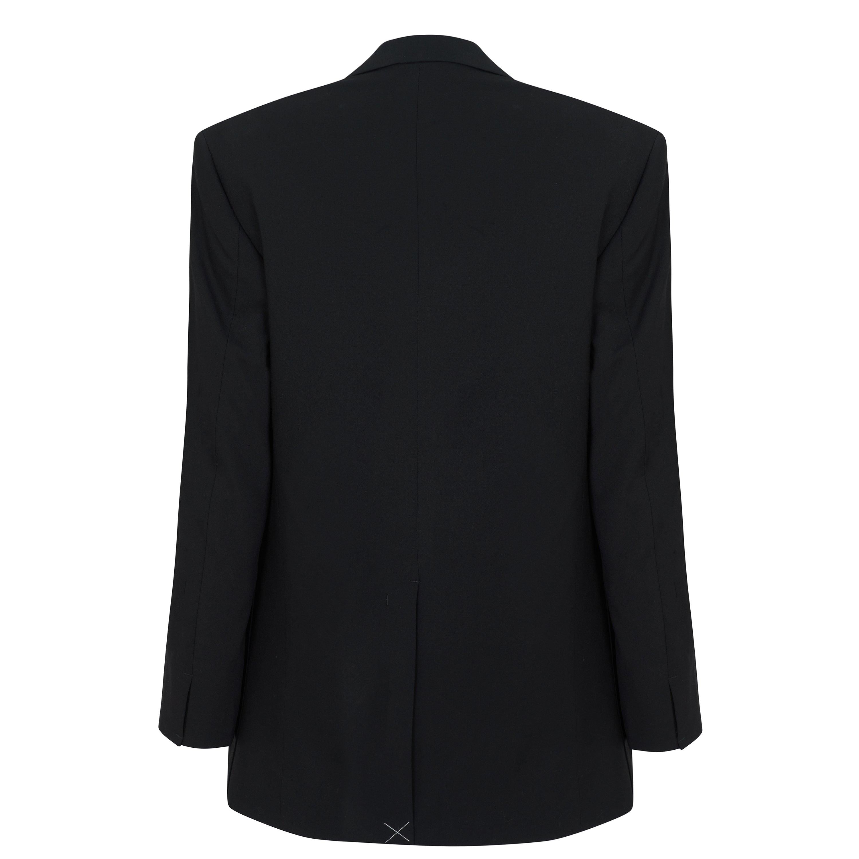 Le Veste D'Homme Oversized Wool Long Sleeve Blazer