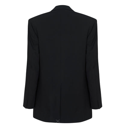 Le Veste D'Homme Oversized Wool Long Sleeve Blazer
