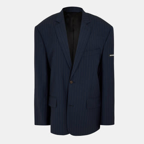 Bal Pinstripe Blazer Ld52