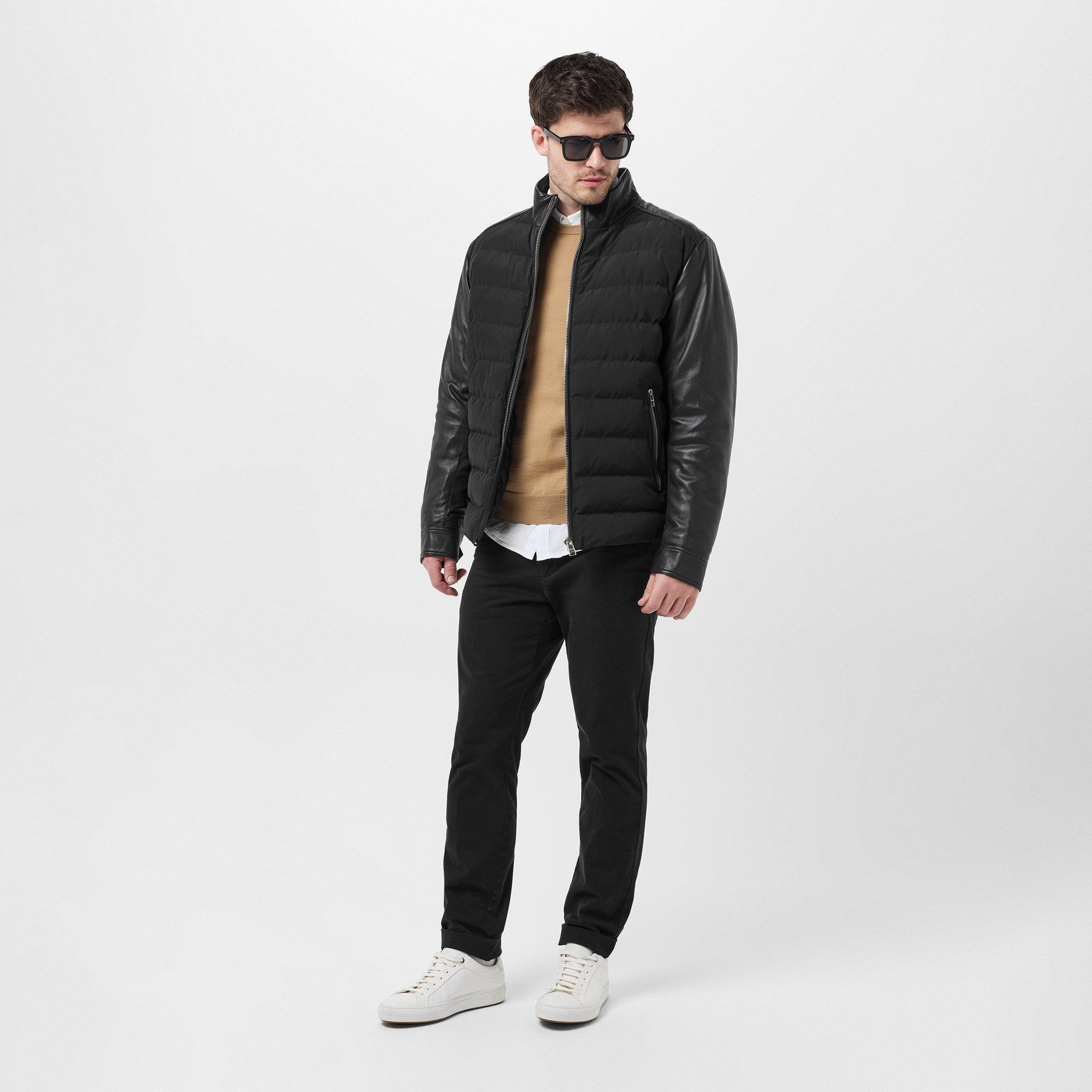 C-Mersino 10261940 01 Leather Jacket Mens