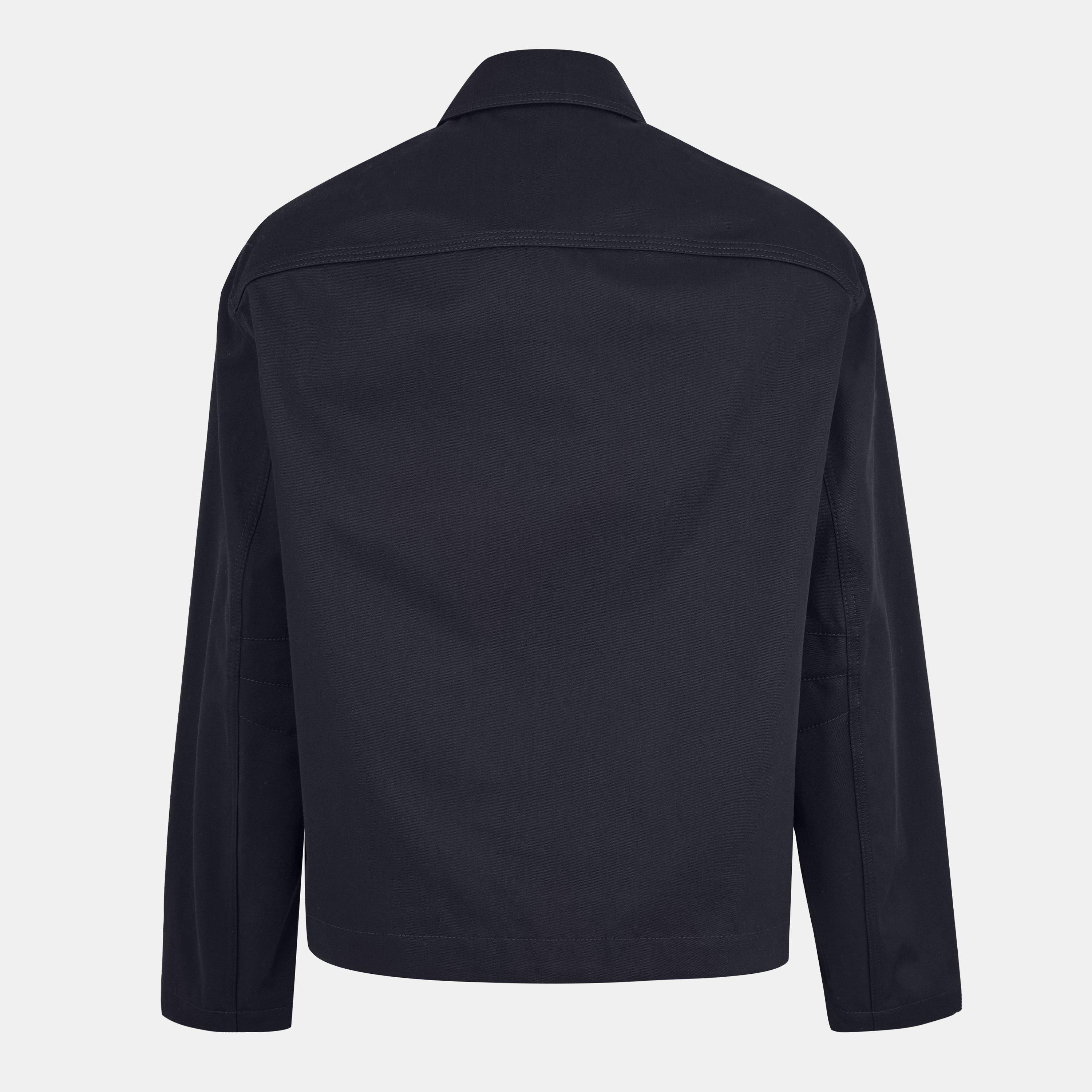 Embossed Cotton Gabardine Jacket