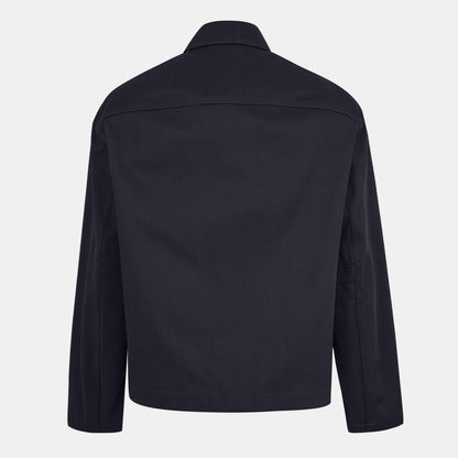 Embossed Cotton Gabardine Jacket
