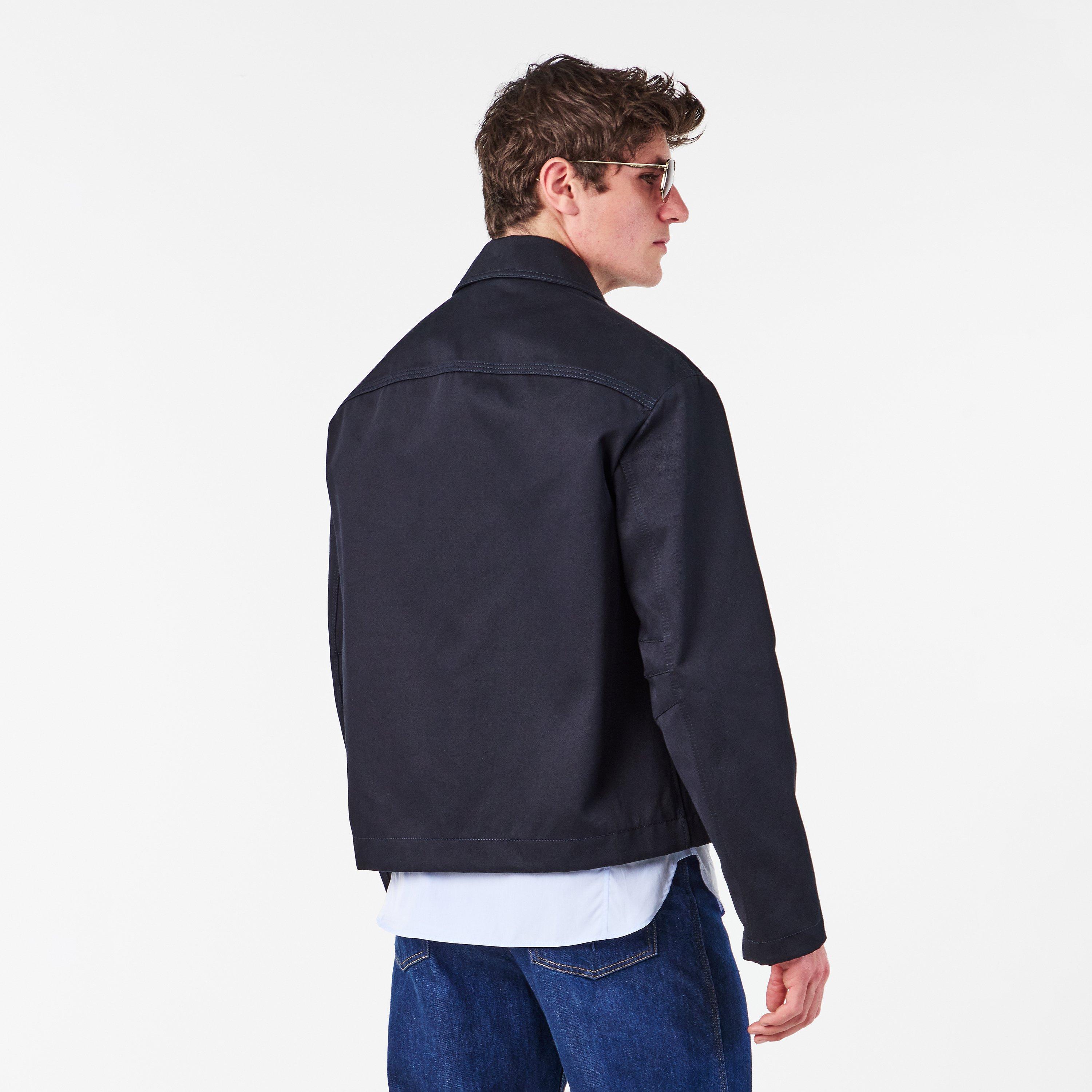 Embossed Cotton Gabardine Jacket