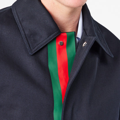 Embossed Cotton Gabardine Jacket