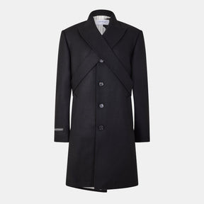 Off Collared Coat Sn99