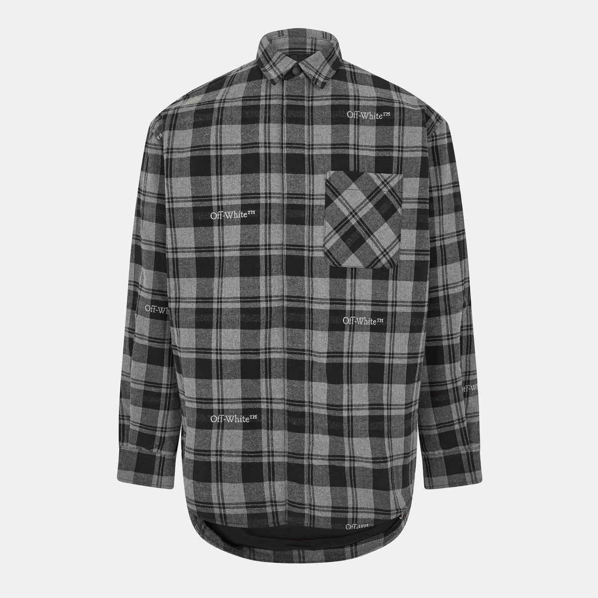 Off Check Overshirt Sn99