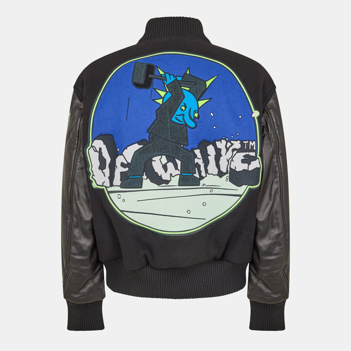 Off Hammer lthr Jkt Sn99