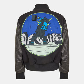 Off Hammer lthr Jkt Sn99