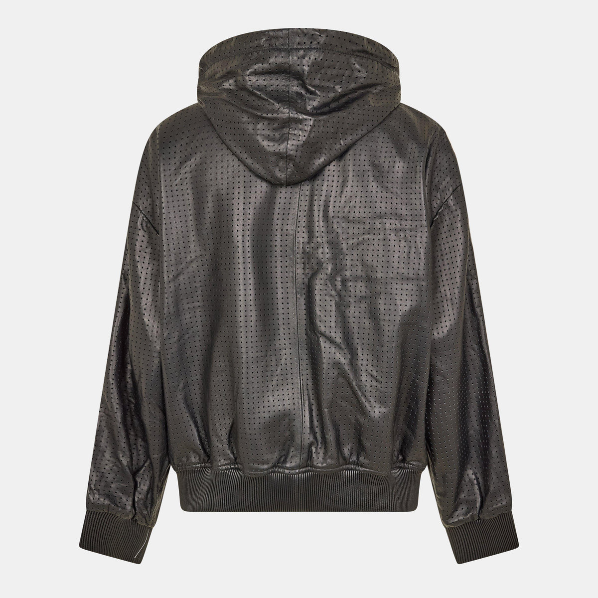 Off Lthr Hood Jkt Sn99