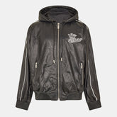 Off Lthr Hood Jkt Sn99