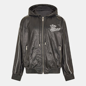 Off Lthr Hood Jkt Sn99
