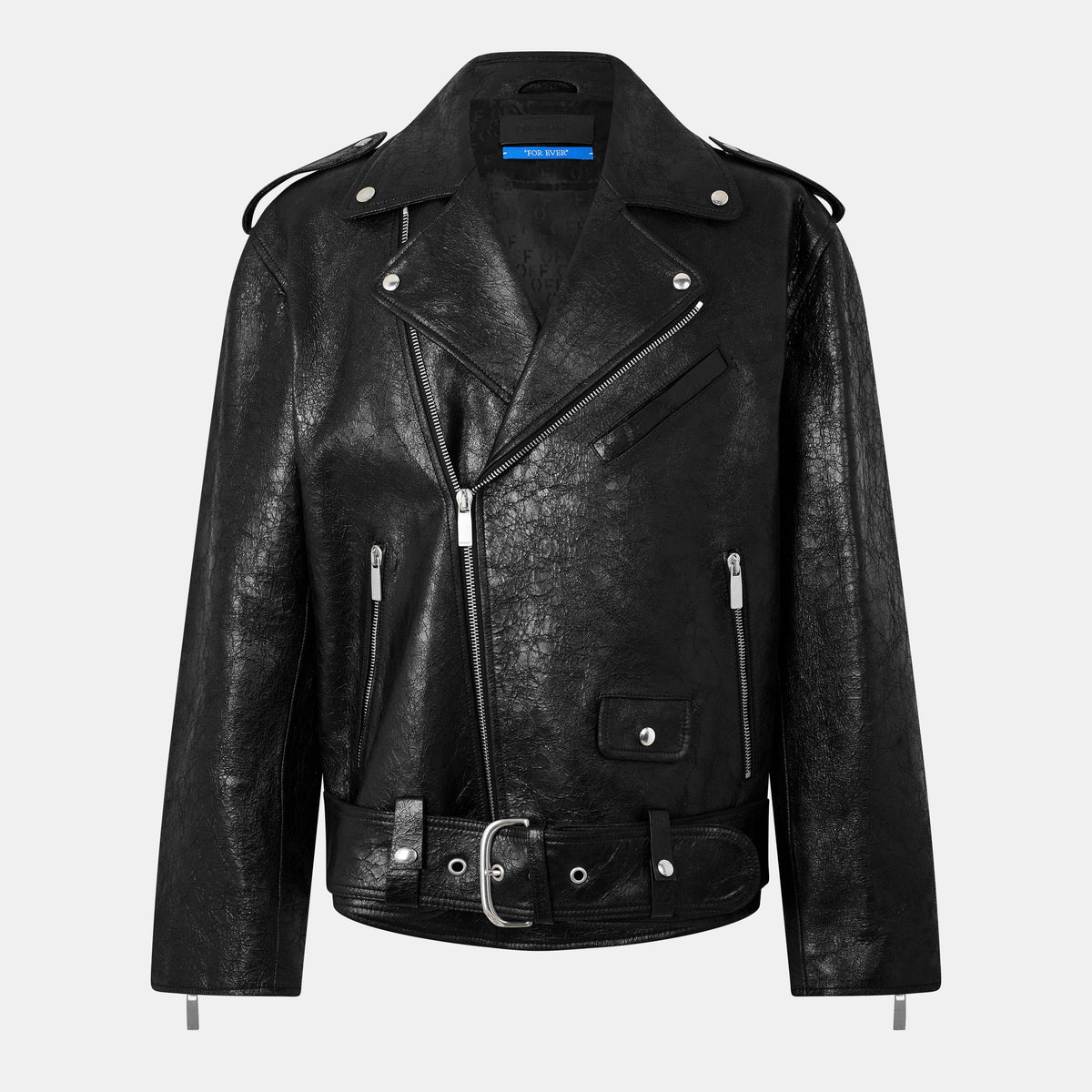 Off Lethr Biker Jkt Sn99