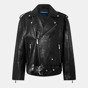 Off Lethr Biker Jkt Sn99