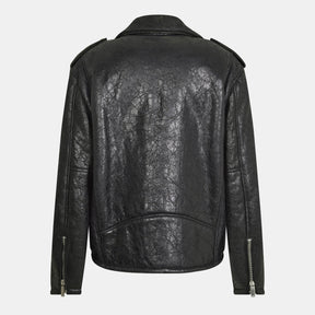 Off Lethr Biker Jkt Sn99