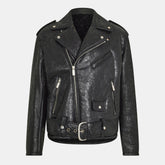 Off Lethr Biker Jkt Sn99