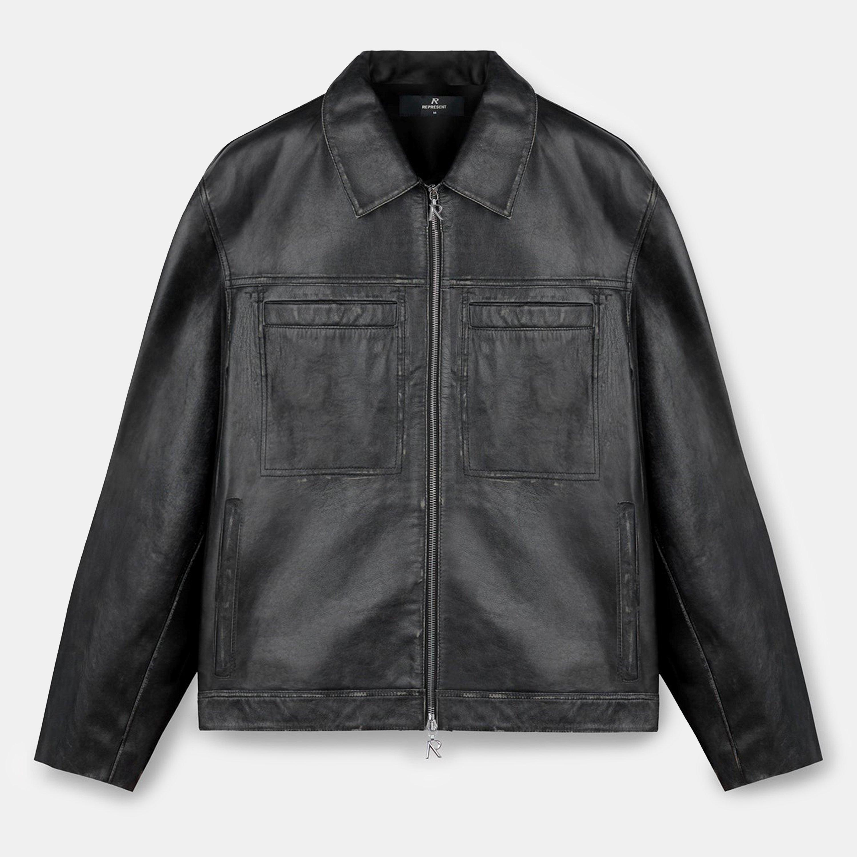 Rep Leather Srt Jkt Sn99