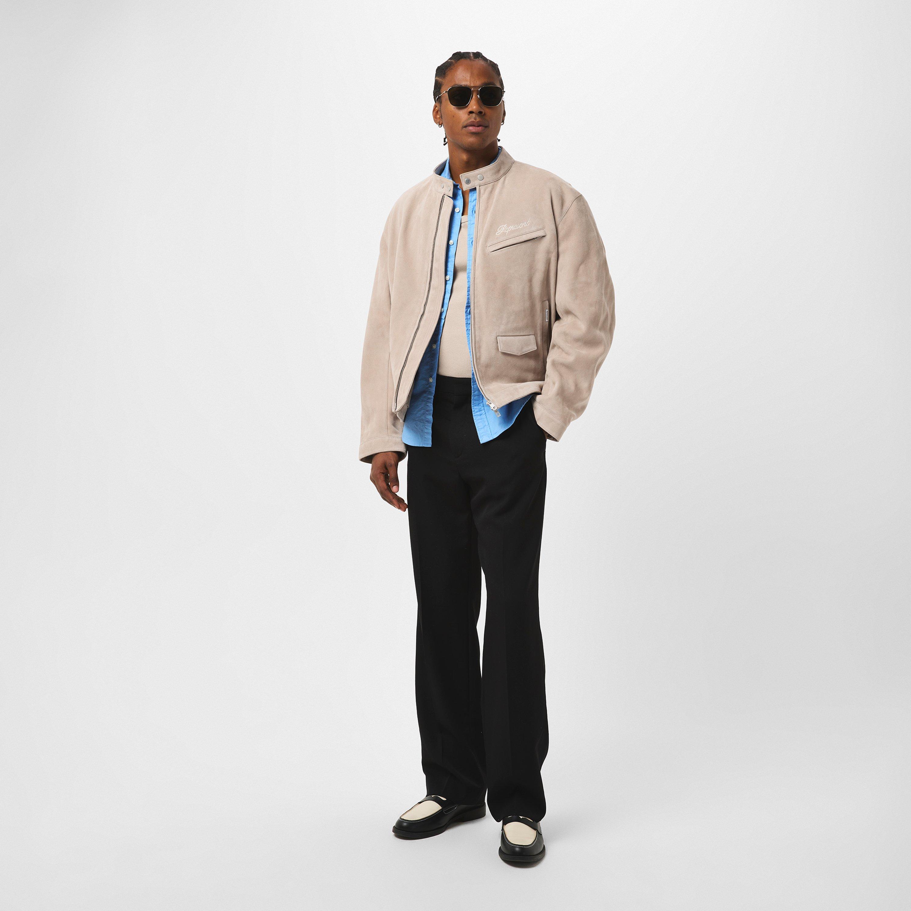 Structured Fit Bomber Jacket