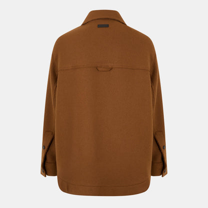Wool Structured Overshirt