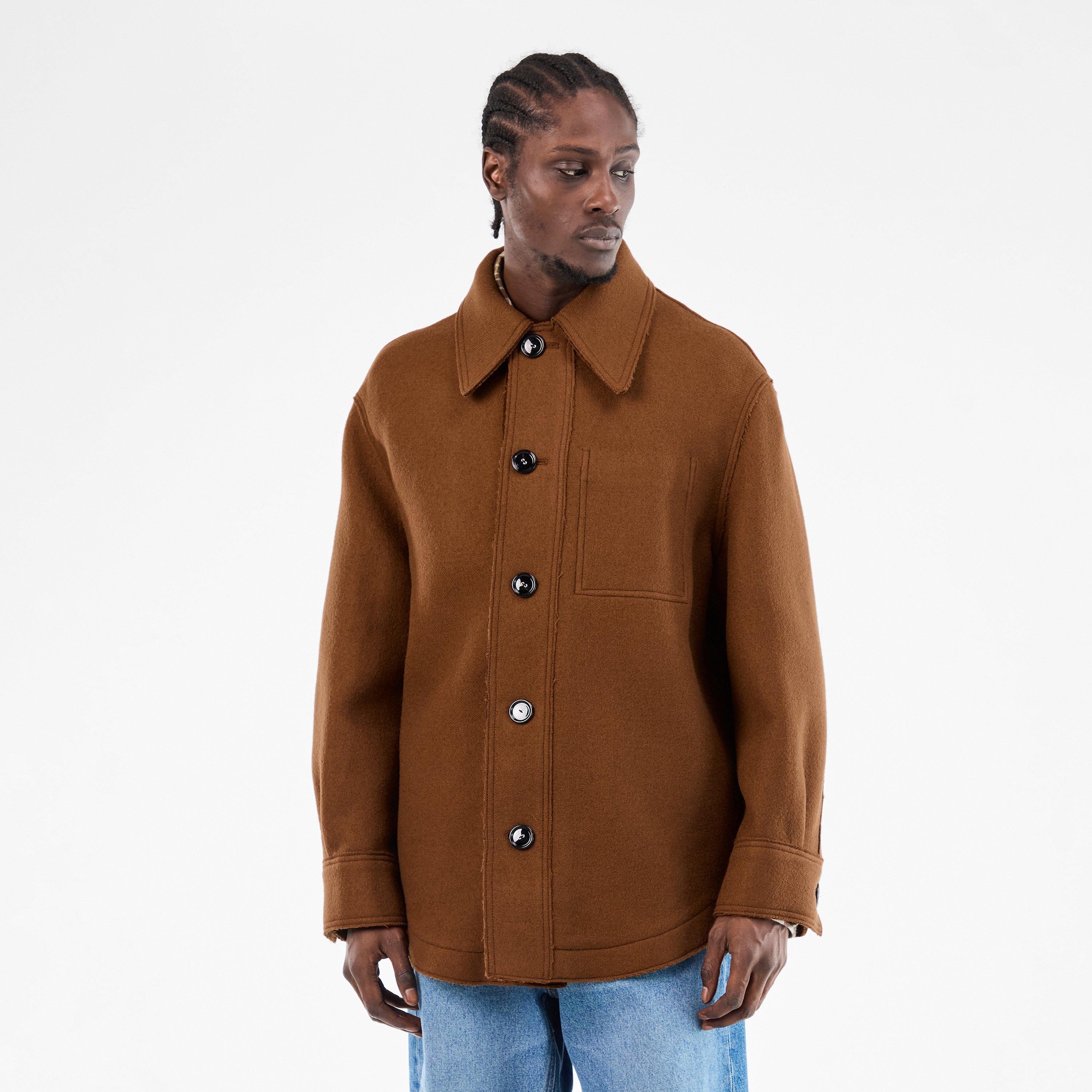 Wool Structured Overshirt