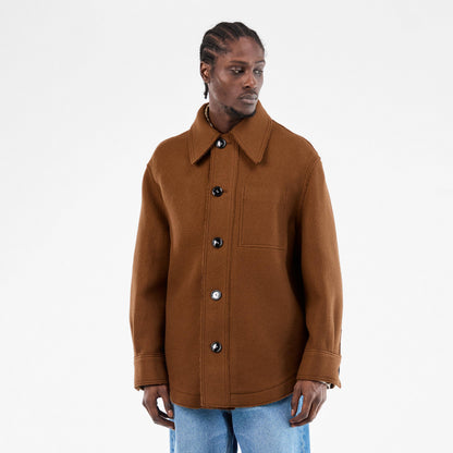 Wool Structured Overshirt