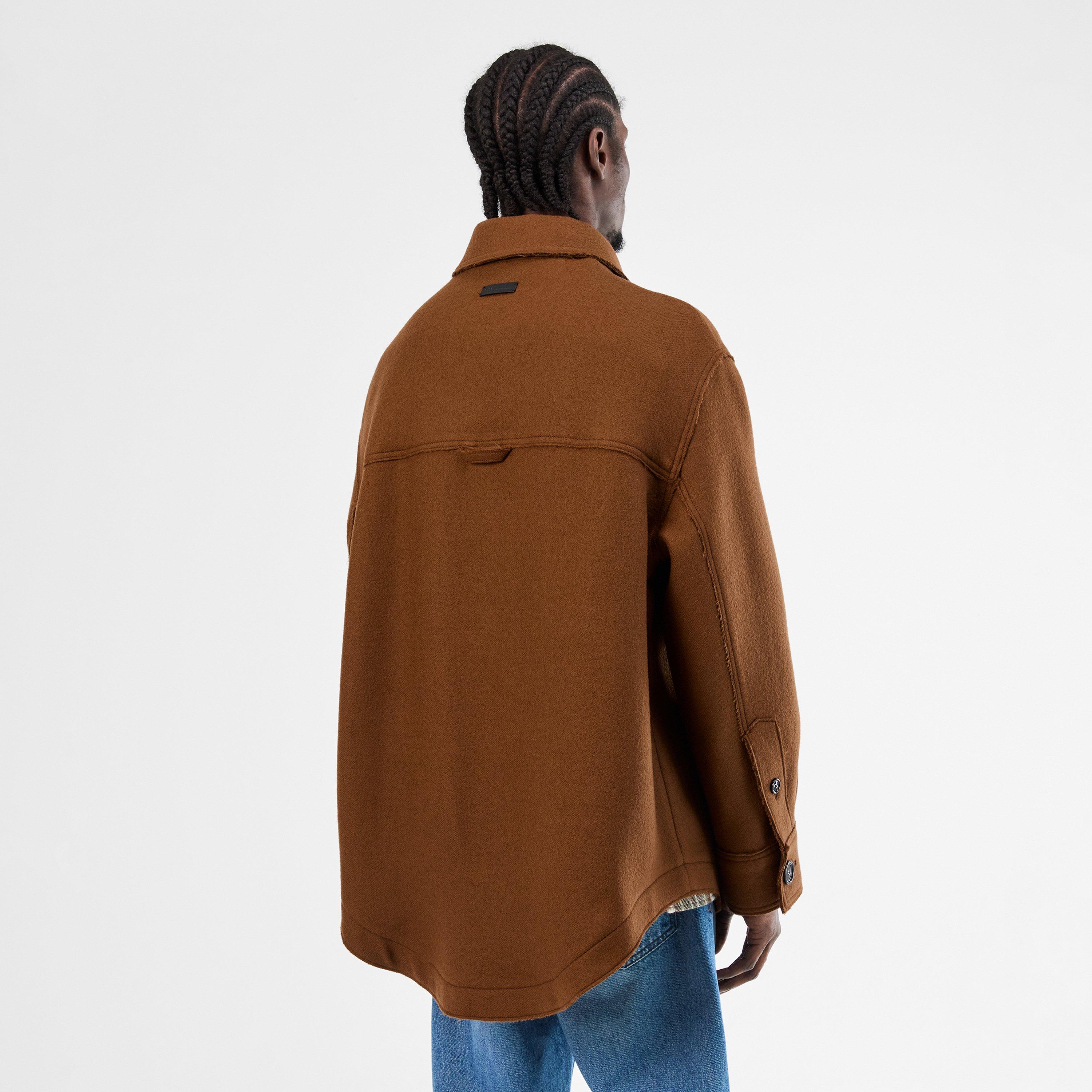 Wool Structured Overshirt