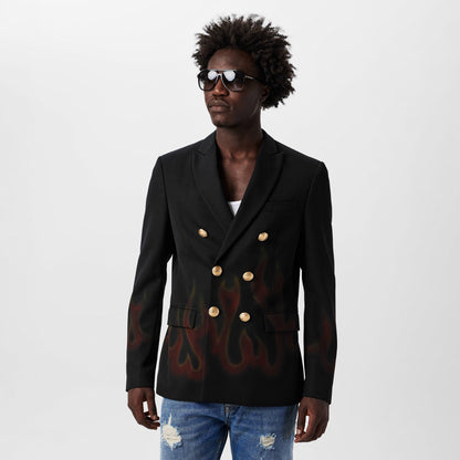 Burning Double Breasted Blazer