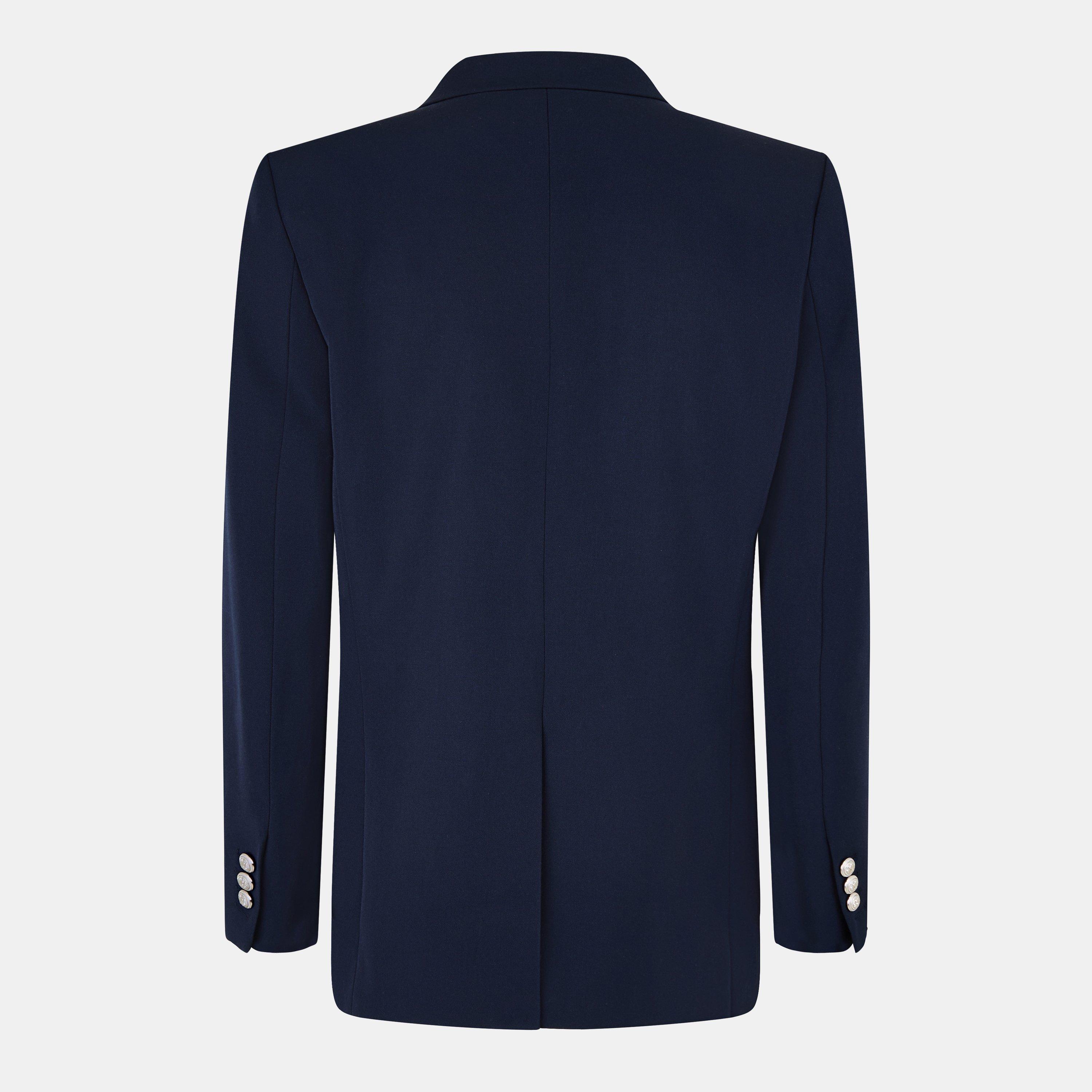 Military Inspired Gold Button Blazer