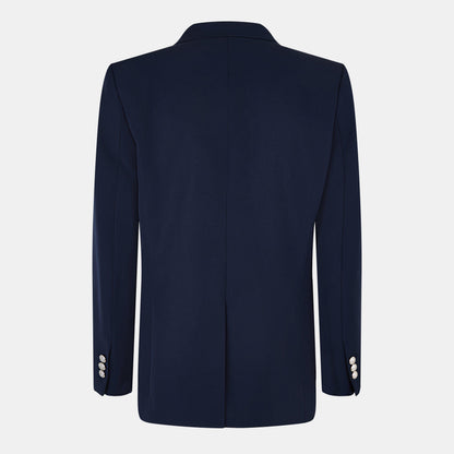 Military Inspired Gold Button Blazer