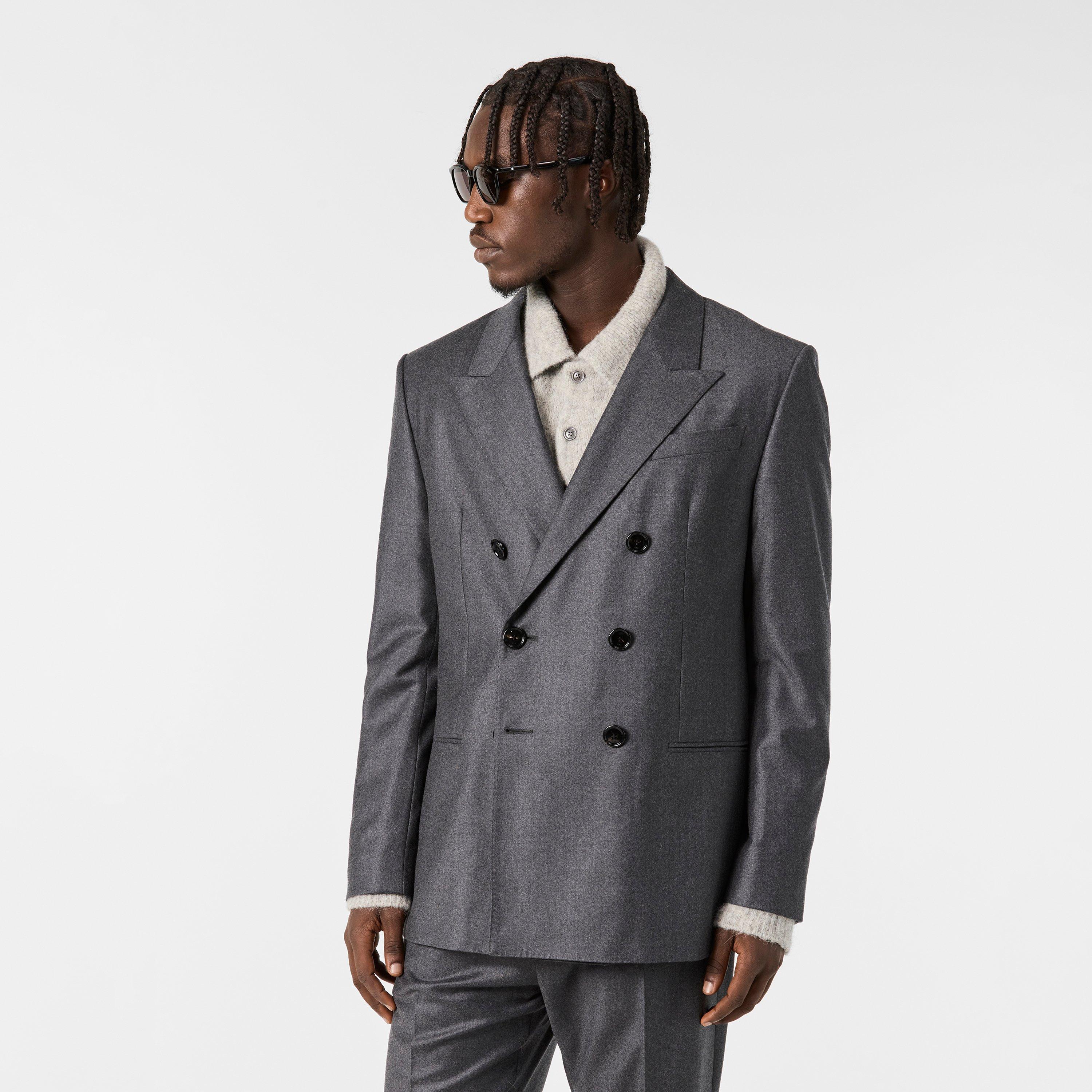 Button Tailored Fit Blazer