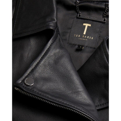 Lizia Leather Structured Fit Biker Jacket