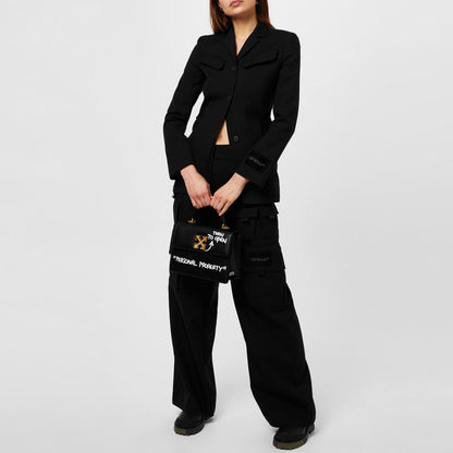 Toy Box Belted Virgin Wool Long Sleeve Blazer