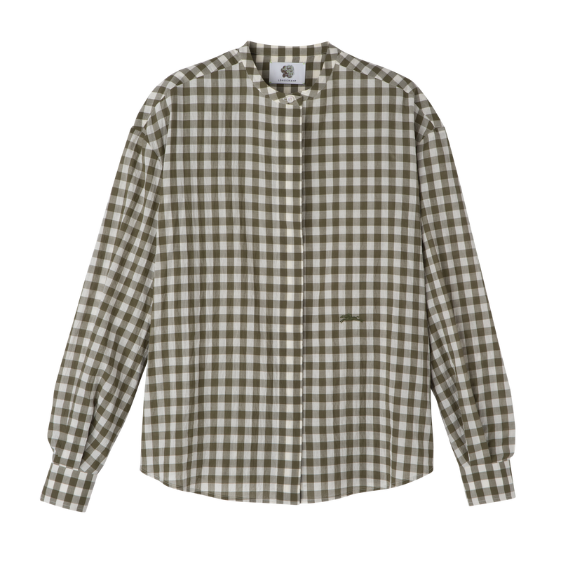 Shirt Artichoke - Vichy jacquard
