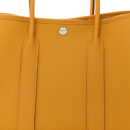 Hermes Vache Country Garden Party 30 TPM Jaune Ambre