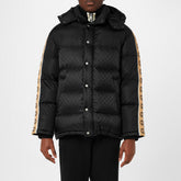 GG Jacquard Nylon Padded Coat