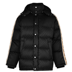 GG Jacquard Nylon Padded Coat