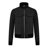 Silk Knit Blouson Jacket